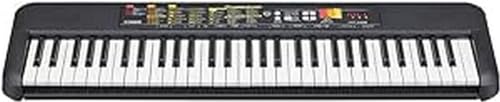Yamaha PSR-F52 Digital Keyboard, schwarz – Kompaktes digitales Keyboard für Einsteiger mit 61 Tasten, 144 Instrumentenklängen und 158 Begleit-Styles