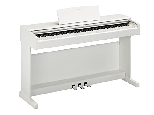 Yamaha ARIUS YDP-145 Digital Piano, weiß – Klassisches und elegantes digitales Klavier für Einsteiger und Hobbyspieler