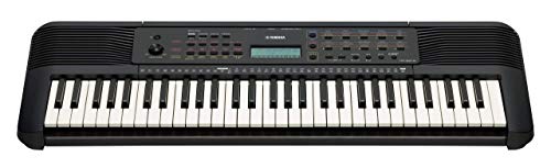YAMAHA Digital Keyboard PSR-E273, schwarz – Ideales Einsteiger-Keyboard mit 61 Tasten & zahlreichen Instrumentenklängen – Portables Keyboard zum Lernen für Anfänger