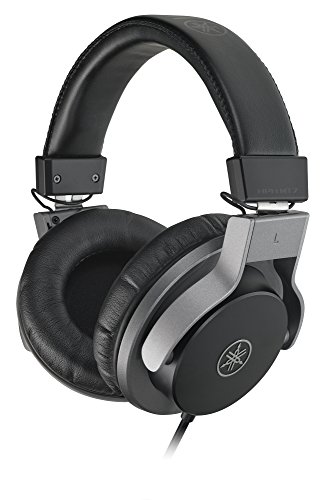 Yamaha HPH-MT7 Studio-Kopfhörer – Faltbare High End Kopfhörer mit 3 m Kabel und 6,3 mm Standard-Stereo-Adapterstecker – Schwarz