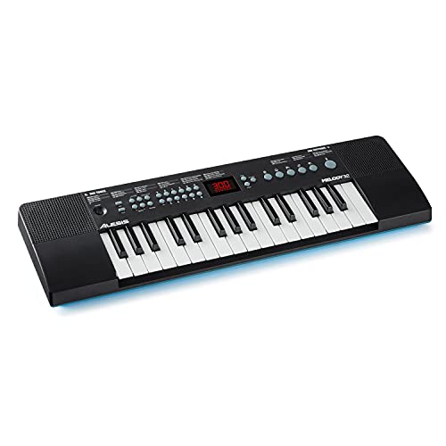 Alesis Melody 32 – Tragbares 32-Tasten Mini-Digitalpiano mit eingebauten Lautsprechern, 300 integrierten Sounds, 40 Demo-Songs, USB-MIDI Verbindung