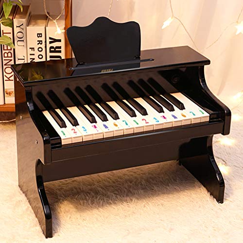 yankai Digital Piano Keyboard,E-Piano Aus Holz Für Kinder, 25 Tasten Können EIN Multifunktionales E-Piano Mit Mini-Haushaltskinderspielzeug Spielen, Batteriebetrieben